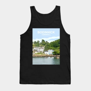 Bodinnick, Fowey Cornwall. Cornish Travel location poster Tank Top